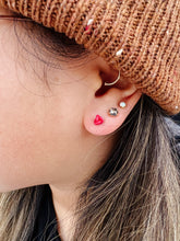 Load image into Gallery viewer, Knot Studs - Red