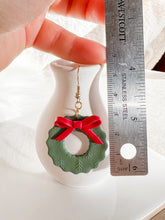 Load image into Gallery viewer, Candy Cane & Holly Wreath