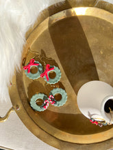 Load image into Gallery viewer, Candy Cane & Holly Wreath